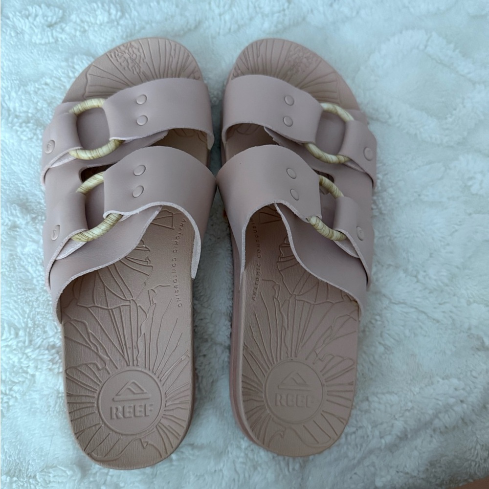 Reef Blush Slide Sandals
